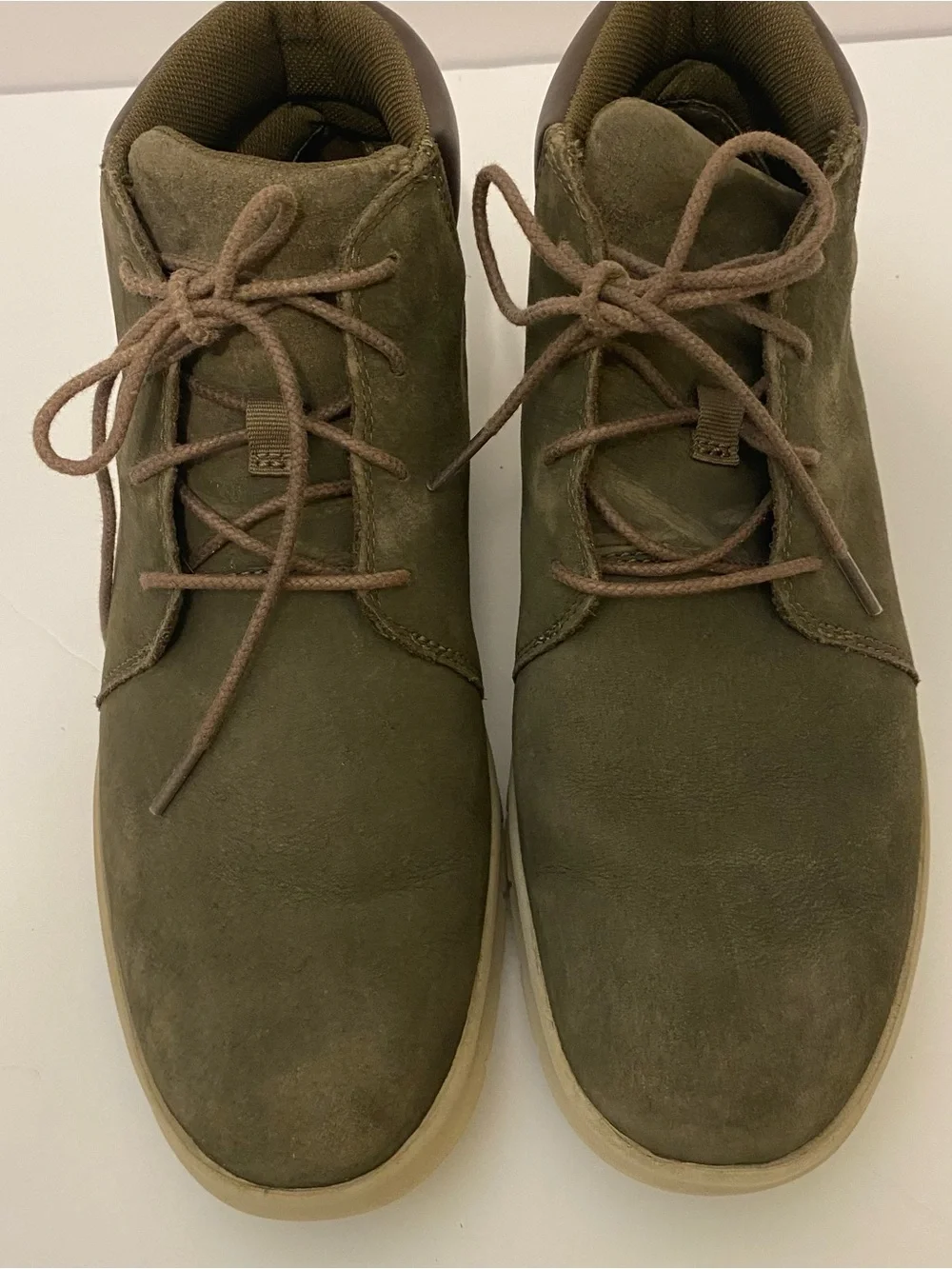 Timberland Olive Suede Chukka Boots